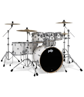PDP PDP Concept Series 7-Piece Maple Shell Pack, Pearlescent White Lacquer