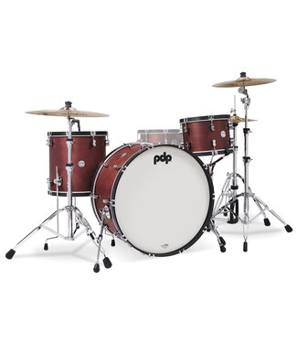 PDP PDP Concept Classic Series 3-Piece Maple Shell Pack, Ox Blood w/Ebony Hoops
