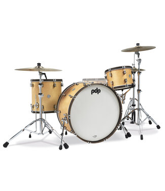 PDP PDP Concept Classic Series 3-Piece Maple Shell Pack, Natural w/Walnut Hoops