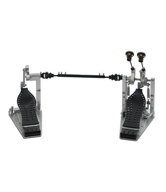DW DW MFG Series Machined Direct Drive Double Pedal w/ Bag, Graphite Edition