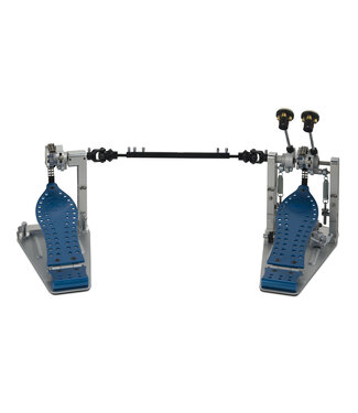 DW DW MFG Series Machined Chain Drive Double Pedal w/ Bag, Cobalt Edition