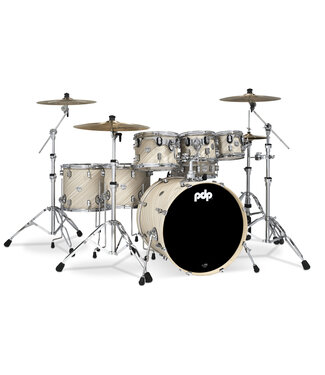PDP PDP Concept Series 7-Piece Maple Shell Pack, Twisted Ivory FinishPly