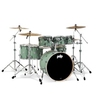 PDP PDP Concept Series 7-Piece Maple Shell Pack, Satin Seafoam FinishPly