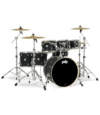 PDP PDP Concept Series 7-Piece Maple Shell Pack, Satin Black