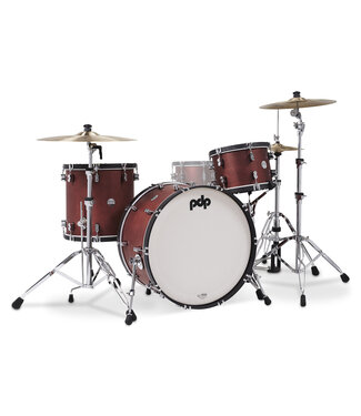 PDP PDP Concept Classic Series 3-Piece Maple Shell Pack, Ox Blood w/Ebony Hoops