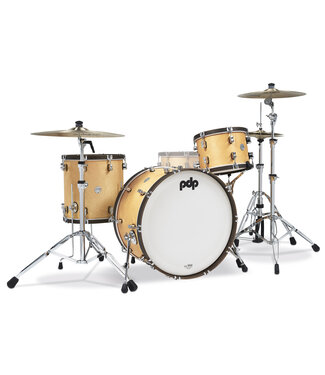 PDP PDP Concept Classic Series 3-Piece Maple Shell Pack, Natural w/Walnut Hoops
