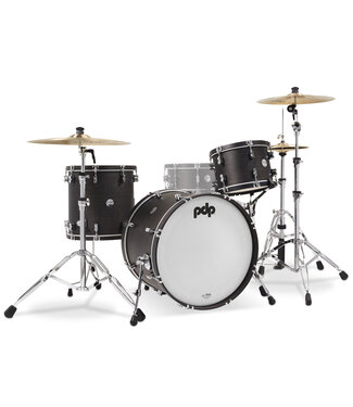 PDP PDP Concept Classic Series 3-Piece Maple Shell Pack, 22" Bass Drum, Ebony w/Ebony Hoops
