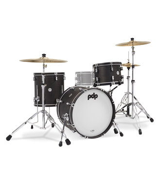 PDP PDP Concept Classic Series 3-Piece Maple Shell Pack, 20" Bass Drum, Ebony w/Ebony Hoops