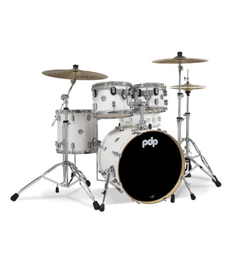PDP PDP Concept Maple 4-Piece Fusion Shell Pack, Pearlescent White Lacquer