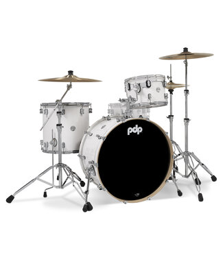 PDP PDP Concept Maple Series 3-Piece Rock Shell Pack, Pearlescent White Lacquer