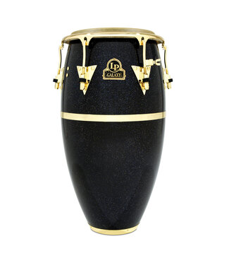 LP Latin Percussion LP809Z Galaxy Fiberglass Conga - Black Hologram with Gold Tone Hardware
