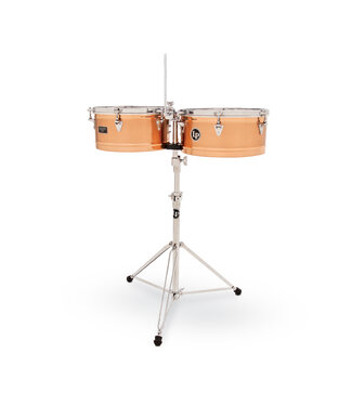 LP Latin Percussion LP1314-GIO 13" and 14" Giovanni Hidalgo Top-Tuning Timbales - Bronze
