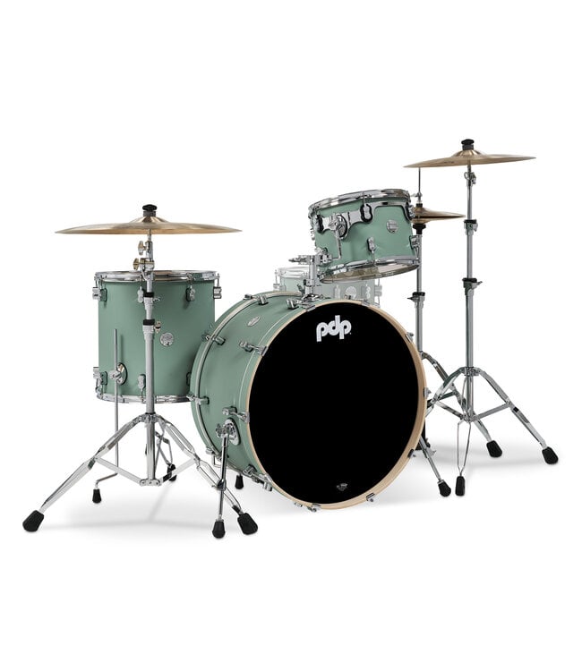 PDP Concept Maple Series 3-Piece Rock Shell Pack, Satin Seafoam