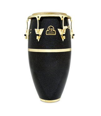 LP Latin Percussion LP809Z Galaxy Fiberglass Conga - Black Hologram with Gold Tone Hardware