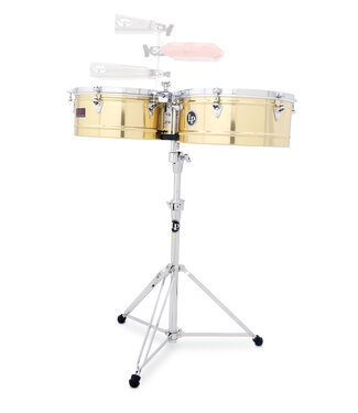 LP Latin Percussion LP1415-B 14" and 15" Prestige Timbales - Brass