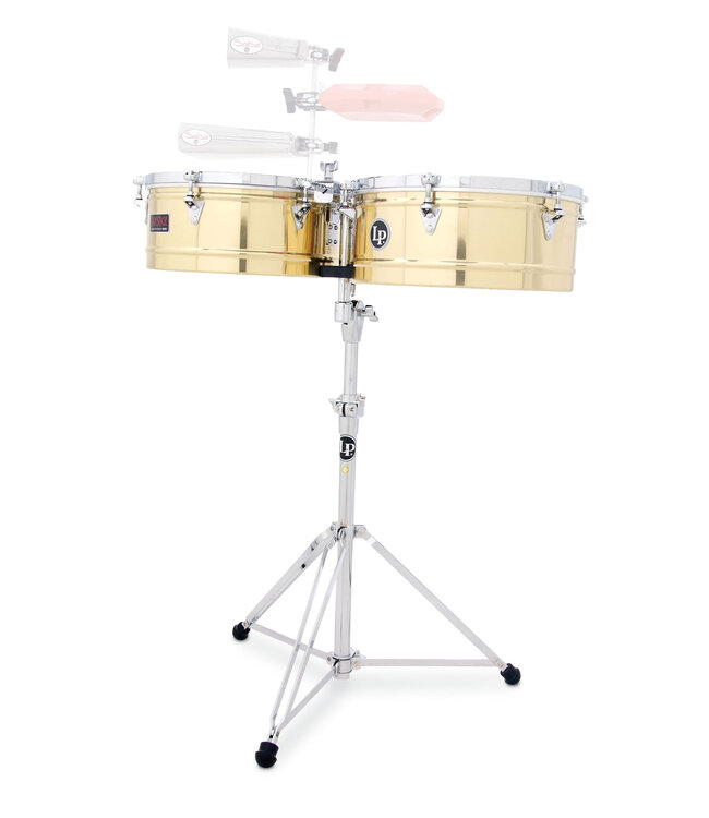 Latin Percussion LP1415-B 14" and 15" Prestige Timbales - Brass