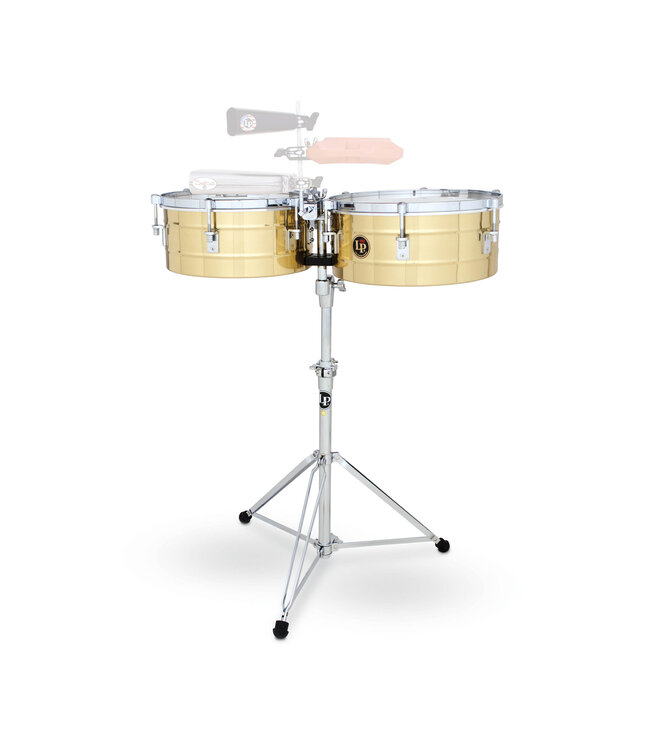 Latin Percussion LP257-B 14" and 15" Tito Puente Timbales - Brass