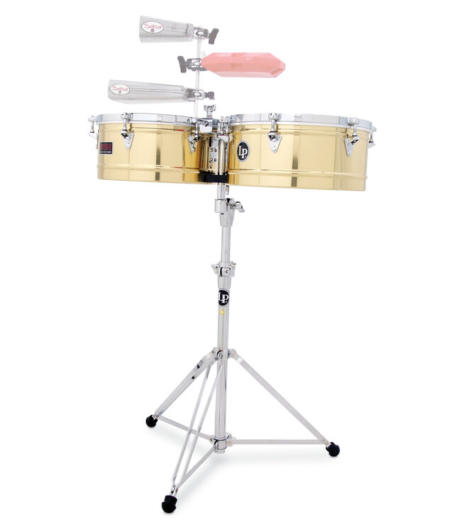 Latin Percussion LP1314-B 13" and 14" Prestige Timbales - Brass