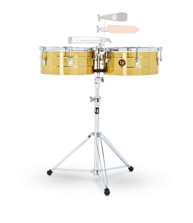 LP Latin Percussion LP256-B 13" and 14" Tito Puente Timbales - Brass