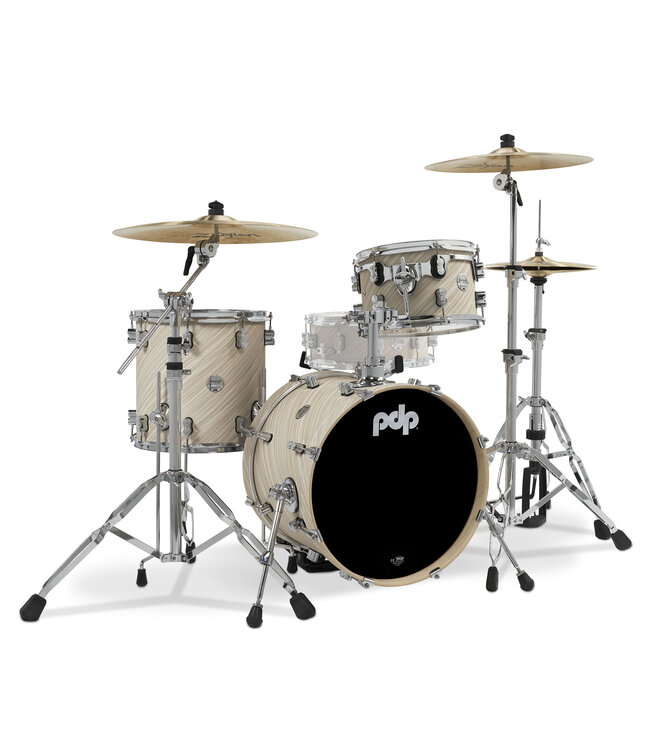 PDP Concept Maple Series 3-Piece Bop Shell Pack, Twisted Ivory