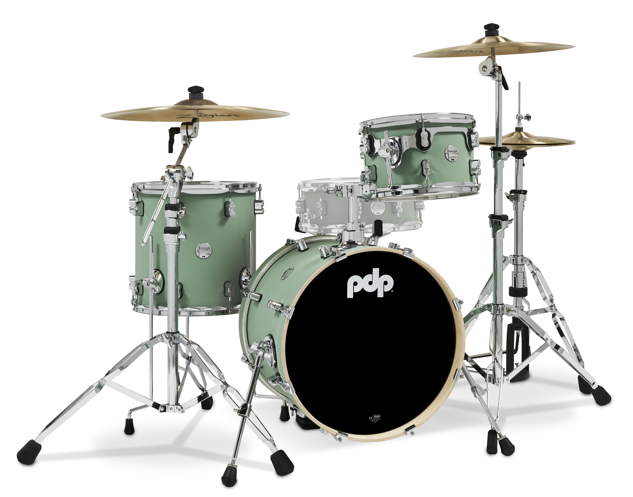 PDP PDP Concept Maple Series 3-Piece Bop Shell Pack, Satin Seafoam ...