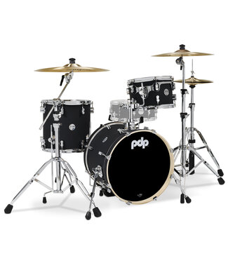 PDP PDP Concept Maple Series 3-Piece Bop Shell Pack, Satin Black