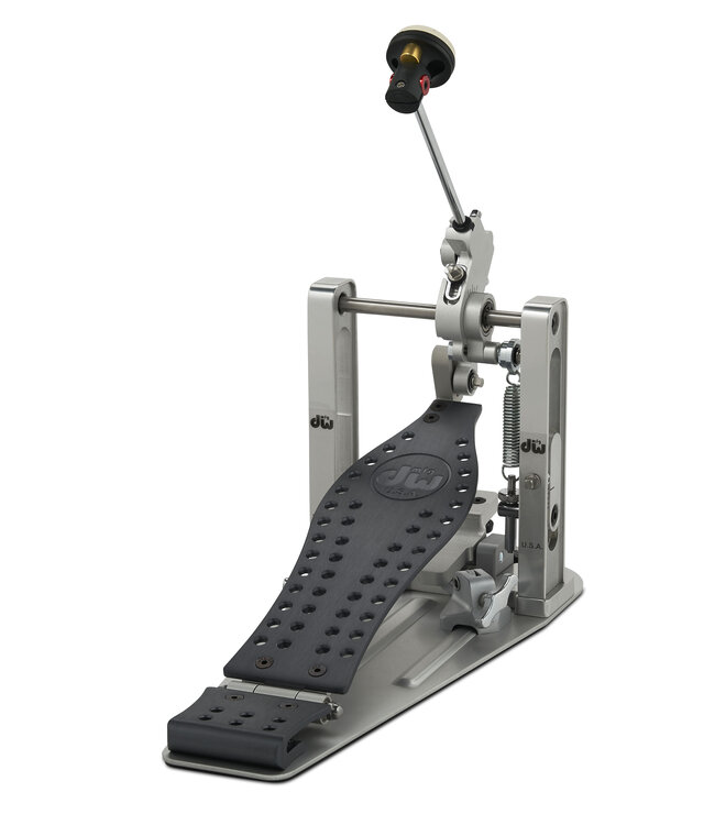 DW MFG Series Machined Direct Drive Single Pedal w/ Bag, Gun Metal Edition