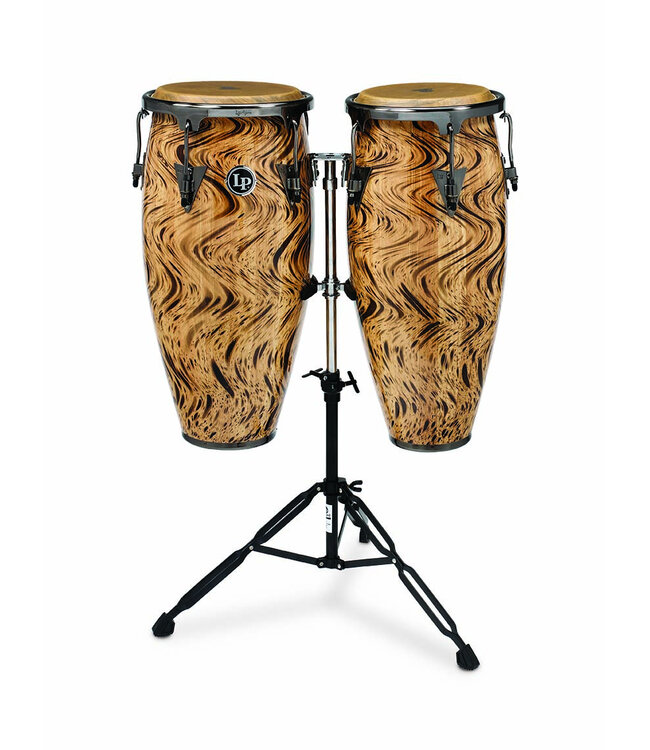 LP Aspire 10-inch and 11-inch Conga Set with Double Stand - Havana Café