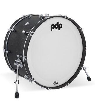 PDP PDP Concept Classic 14x24 Ebony Stain Kick Drum with Ebony Stain Hoops