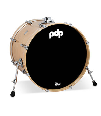 PDP PDP Concept Series Maple Bass Drum, 18x22, Natural Lacquer w/Chrome Hardware