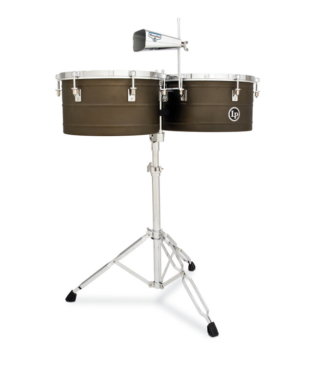 LP Matador M258 14" and 15" Barrio Timbales - Antique Finish