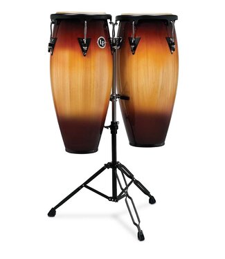 LP LP Aspire 10-inch and 11-inch Conga Set with Double Stand - Vintage Sunburst