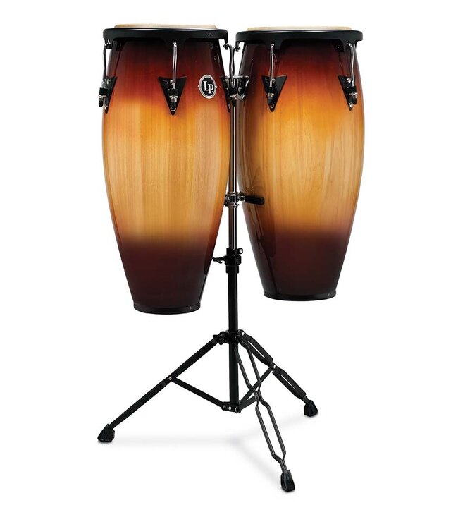 LP Aspire 10-inch and 11-inch Conga Set with Double Stand - Vintage Sunburst