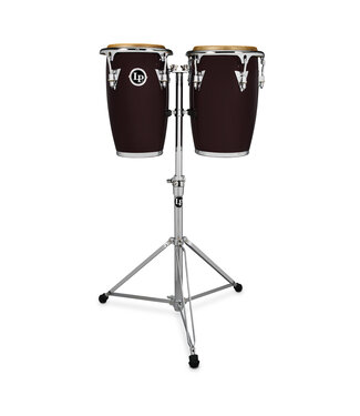 LP LP CCII Jr Conga Set, 8-9", Dark Wood