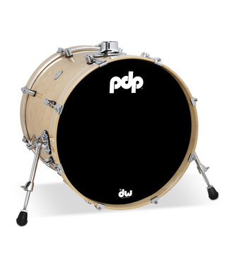 PDP PDP Concept Series Maple Bass Drum, 16x20, Natural w/Chrome Hardware