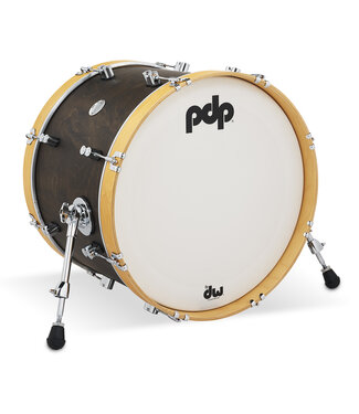 PDP PDP Concept Classic 14x20 Walnut Stain Kick Drum with Natural Stain Hoops