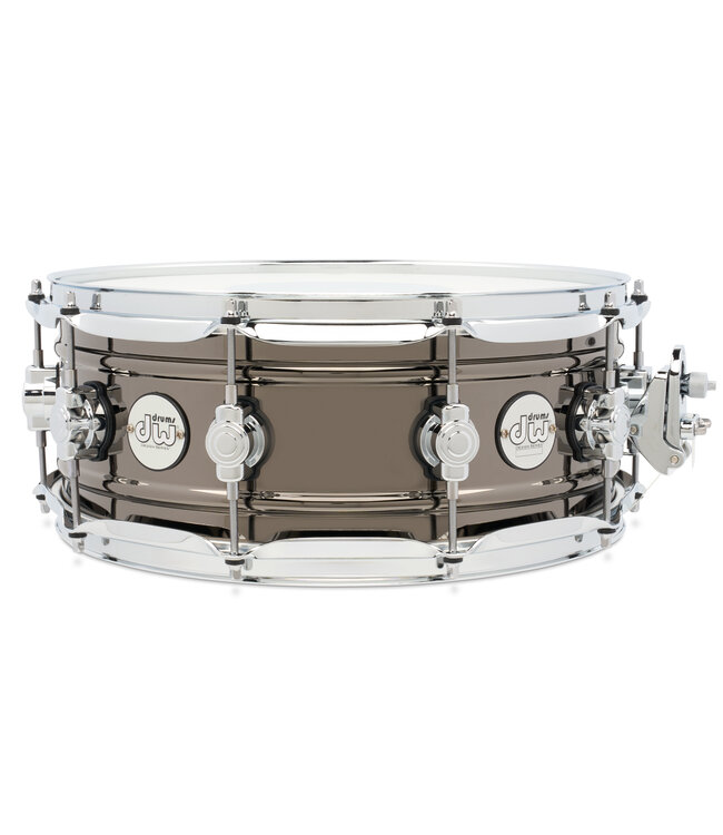 DW Design Series Snare, 5.5x14, Black Nickel Over Brass w/Chrome Hardware