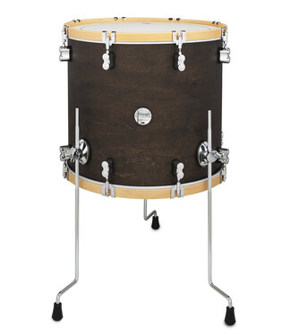 PDP PDP Concept Classic 16x18 Walnut Stain Floor Tom with Natural Stain Wood Hoops