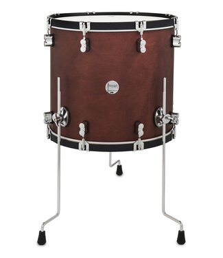 PDP PDP Concept Classic 16x18 Ox Blood Stain Floor Tom with Ebony Stain Wood Hoops