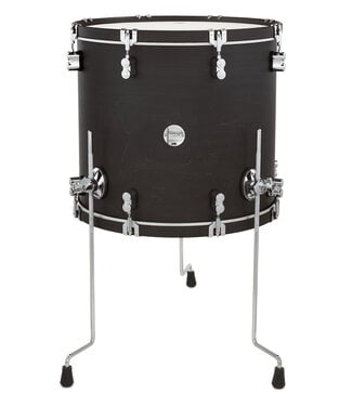PDP PDP Concept Classic 16x18 Ebony Stain Floor Tom with Ebony Stain Wood Hoops