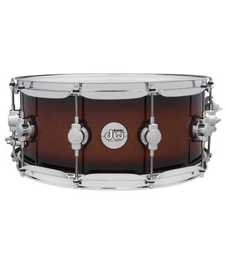 Drum Workshop DW Design Series 6x14 Snare Drum, Tobacco Burst