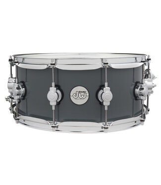 Drum Workshop DW Design Series 6x14 Snare Drum, Steel Grey