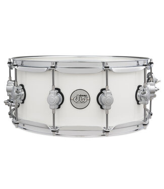 Drum Workshop DW Design Series 6x14 Snare Drum, Gloss White