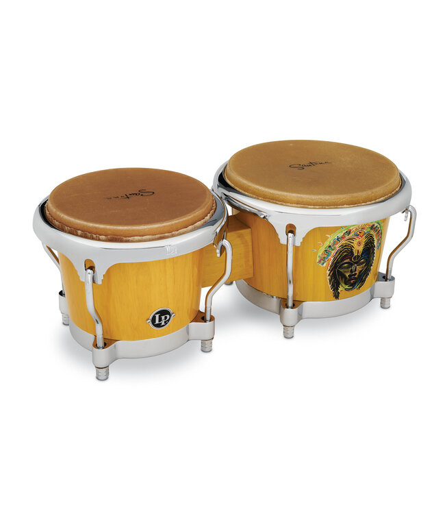 Latin Percussion LP201AX-SAS Santana Africa Speaks 7-1/4-inch and 8-5/8-inch Bongo Set