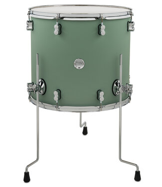 PDP PDP Concept Maple 16x18 Floor Tom Satin Seafoam Finish Ply with Chrome Hardware