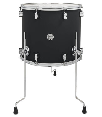 PDP PDP Concept Maple 16x18 Floor Tom Satin Black Finish Ply with Chrome Hardware