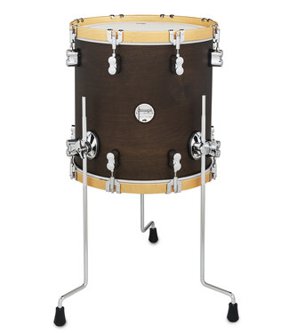 PDP PDP Concept Classic 14x14 Walnut Stain Floor Tom with Natural Stain Wood Hoops