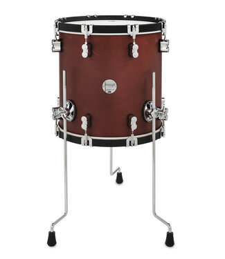 PDP PDP Concept Classic 14x14 Ox Blood Stain Floor Tom with Ebony Stain Wood Hoops