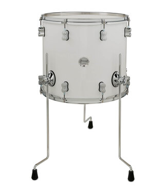 PDP PDP Concept Maple 14x16 Floor Tom Pearlescent White Lacquer with Chrome Hardware