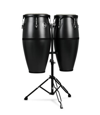 LP LP Discovery 10-inch and 11-inch Conga Set with Double Conga Stand - Onyx